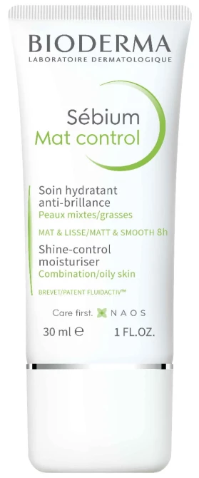 BIODERMA SEBIUM Matujący, Wygładzający Krem Nawilżający - 30 ml