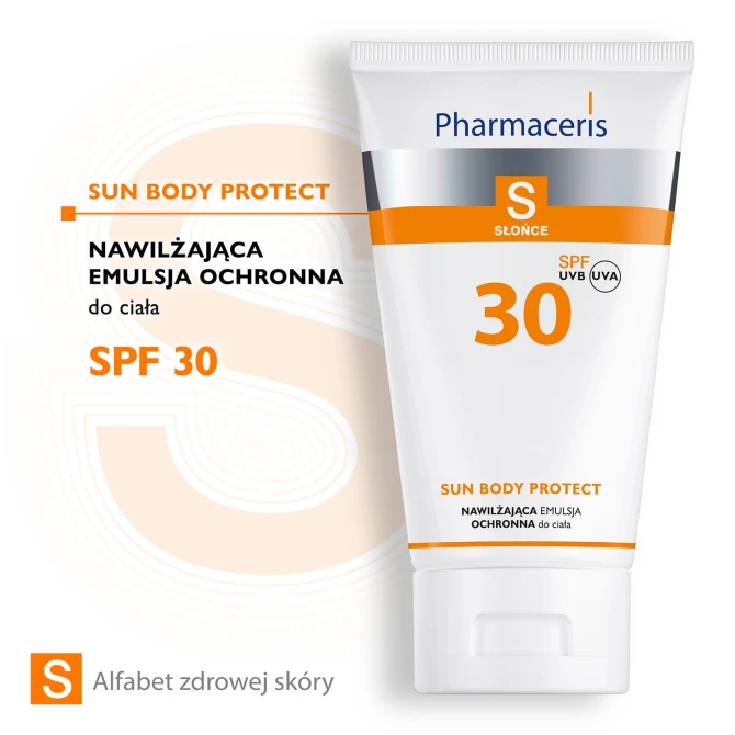PHARMACERIS S SUN BODY PROTECT Nawilżająca emulsja ochronna do ciała SPF 30