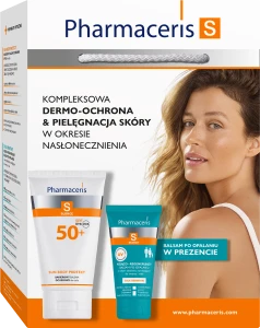 PHARMACERIS S Zestaw Kompleksowa Dermo-Ochrona & Pielęgnacja - Balsam SPF50 150ml + Balsam Po Opalaniu 50ml