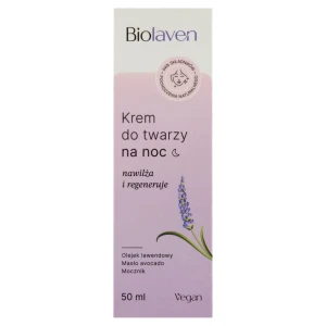 BIOLAVEN Nawilżająco-regenerujący krem do twarzy na noc - 50ml