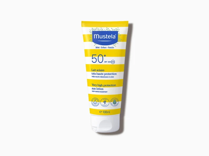 MUSTELA Mleczko Przeciwsłoneczne Bardzo Wysoka Ochrona SPF 50+ - 100 ml