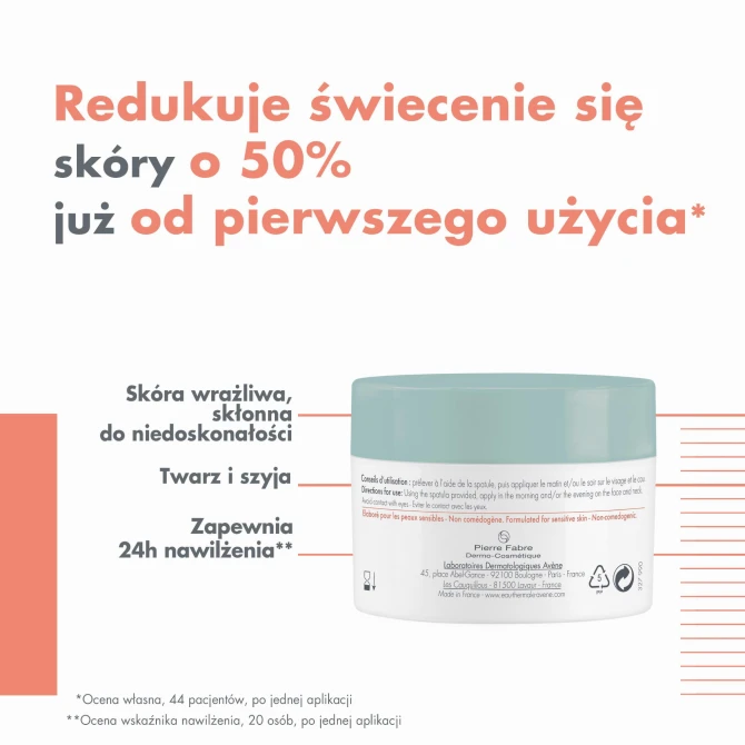 AVÈNE EAU THERMALE CLEANANCE Aqua-gel krem-żel matujący - 50ml