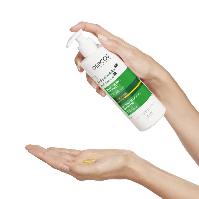 VICHY DERCOS Szampon Przeciwłupieżowy Włosy Suche - 390ml