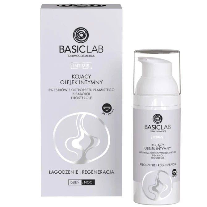 BASICLAB Dermocosmetics INTIMIS Kojący Olejek Intymny - 50ml