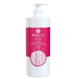 BASICLAB Micellis Kojący Płyn Micelarny Do Skóry Naczynkowej Wrażliwej 2% Betainy - 500ml