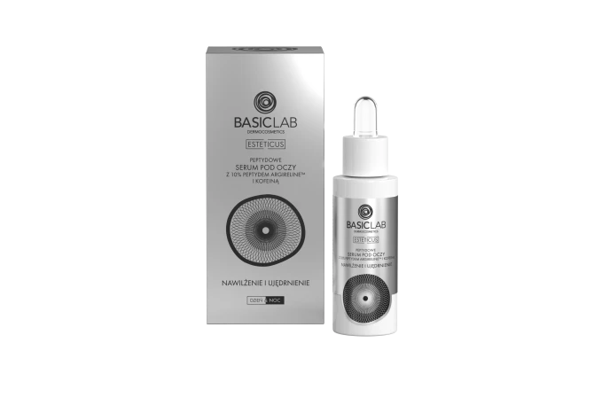 BASICLAB Dermocosmetics Serum Peptydowe Pod Oczy z Argireliną 10% - 30ml