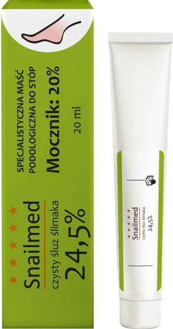 SNAILMED Podologiczna Maść Do Stóp Na Bazie Śluzu Ślimaka - 20 ml