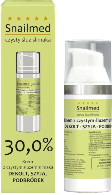 SNAILMED Krem Na Dekolt, Szyję, Podbródek - 30 ml