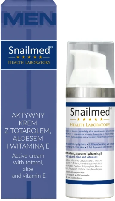 SNAILMED Krem Dla Mężczyzn Z Problematyczną Skórą - 50ml