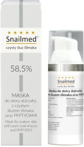 SNAILMED Maska Z Peptydami Do Skóry Dojrzałej, Na Bazie Śluzu Ślimaka - 30 ml
