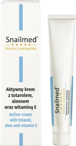SNAILMED Aktywny Krem Pod Oczy, Aloes + Totarol - 25 ml