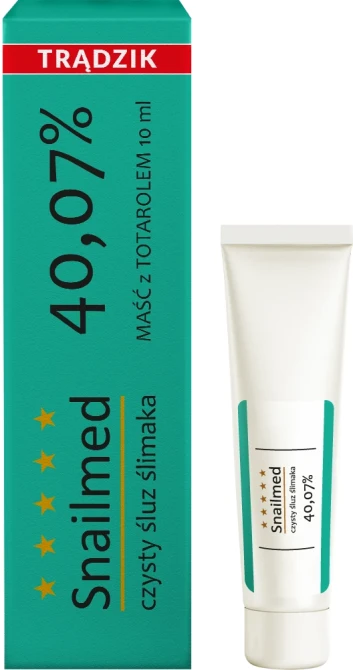 SNAILMED Maść Zielona Ze Śluzem Ślimaka Na Trądzik Oraz Przebarwienia Z Totarolem - 10ml