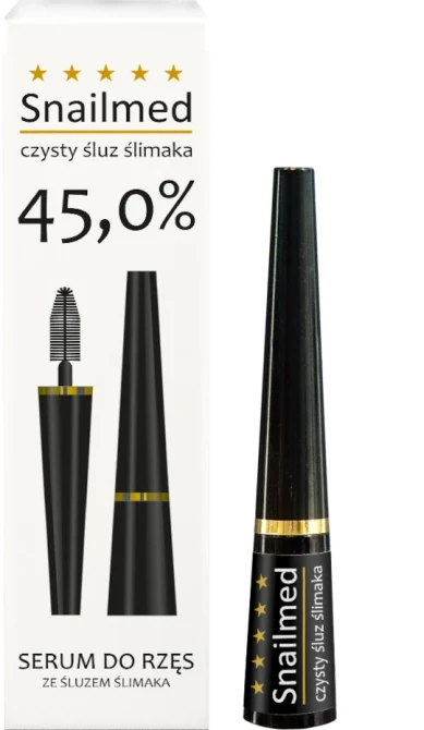 SNAILMED Serum Odżywcze Do Rzęs Białe Ze Śluzem Ślimaka Na Dzień / Na Noc - 4 ml