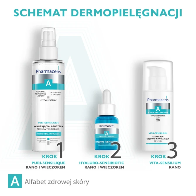 PHARMACERIS A HYALURO - SENSIBIOTIC Intensywnie Nawilżające Serum - 30ml