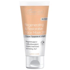 BIELENDA PROFESSIONAL Lipid Care Regenerująco-Odbudowująca Maska do twarzy 2w1 - 150ml