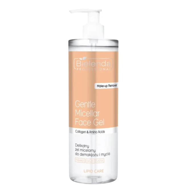 BIELENDA PROFESSIONAL Lipid Care Delikatny Żel Micelarny do demakijażu i mycia - 500ml (id: 54517)