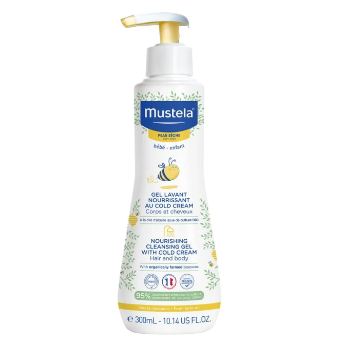 MUSTELA Nourishing Cleansing Gel Odżywczy Żel Do Mycia Sucha Skóra - 300ml