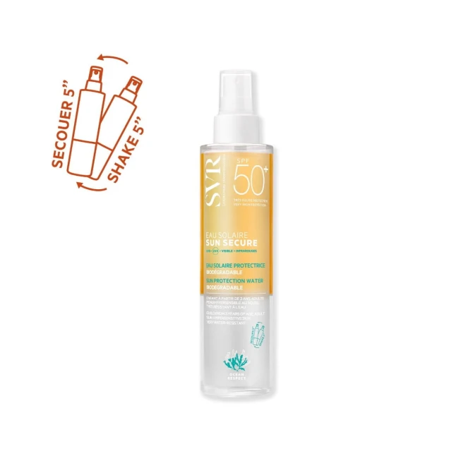 SVR SUN SECURE Eau Solaire SPF50+ Ochronny spray przeciwsłoneczny - 200 ml