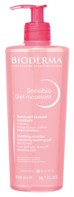 BIODERMA SENSIBIO Gel Moussant Żel Oczyszczający - 500 ml