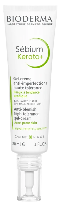 BIODERMA Sebium Kerato+  Żel-Krem Przeciwtrądzikowy - 30 ml