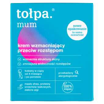 TOŁPA Mum Krem Wzmacniający Przeciw Rozstępom - 250 ml