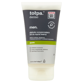 TOŁPA Dermo Men Głęboko Oczyszczający Żel Do Mycia Twarzy - 150 ml