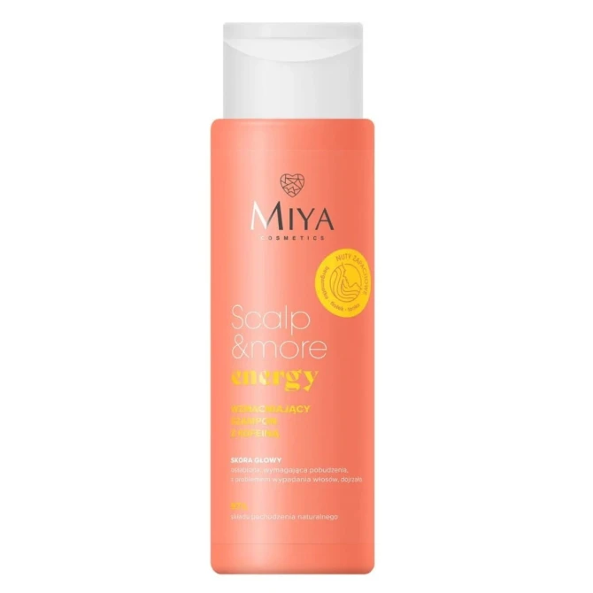 Miya Cosmetics Scalp &amp; More Energy wzmacniający szampon z kofeiną 300ml