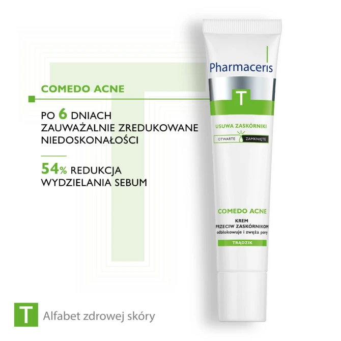 PHARMACERIS T COMEDO ACNE Krem Przeciw Zaskórnikom - 40 ml