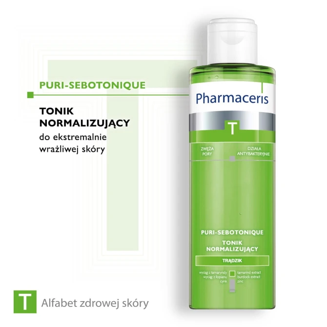 PHARMACERIS T PURI-SEBOTONIQUE Tonik normalizujący - 200 ml