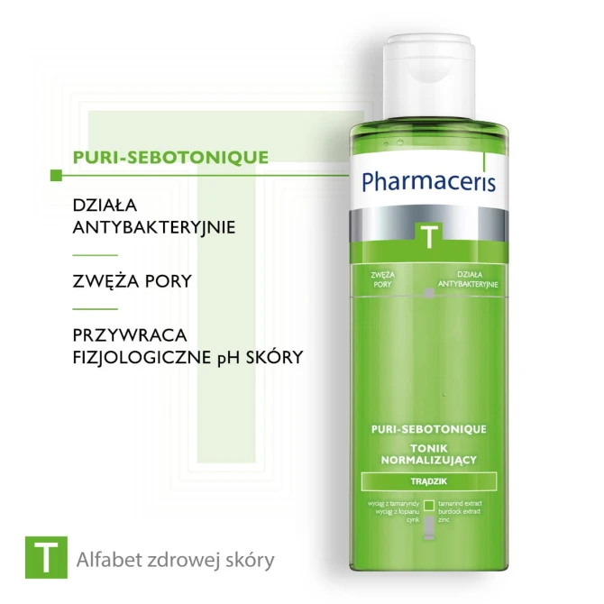 PHARMACERIS T PURI-SEBOTONIQUE Tonik normalizujący - 200 ml