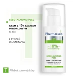 PHARMACERIS T SEBO-ALMOND PEEL 10% Krem Do Twarzy II Stopień Złuszczania - 50 ml