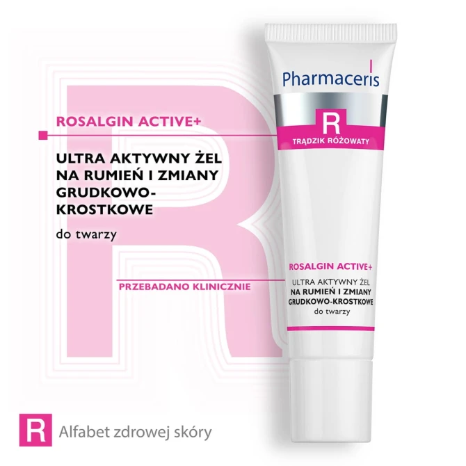 PHARMACERIS R Ultra Aktywny Żel Na Rumień i Zmiany Grudkowo-Krostkowe Do Twarzy - 30 ml