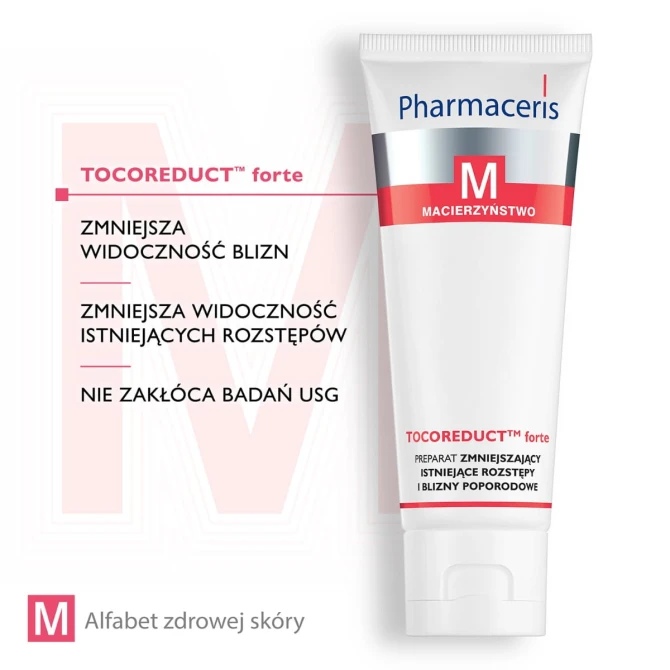 PHARMACERIS M TOCOREDUCT forte Preparat Zmniejszający Istniejące Rozstępy i Blizny Poporodowe - 75 ml