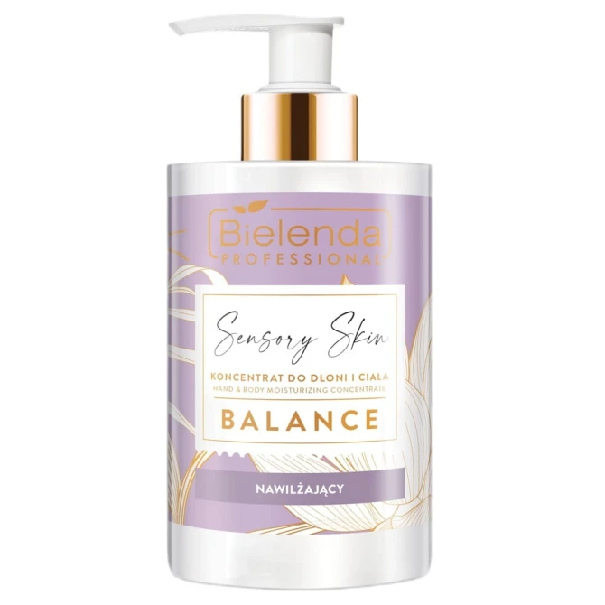 BIELENDA PROFESSIONAL Sensory Skin nawilżający koncentrat do dłoni i ciała Balance - 300ml (id: 51228)