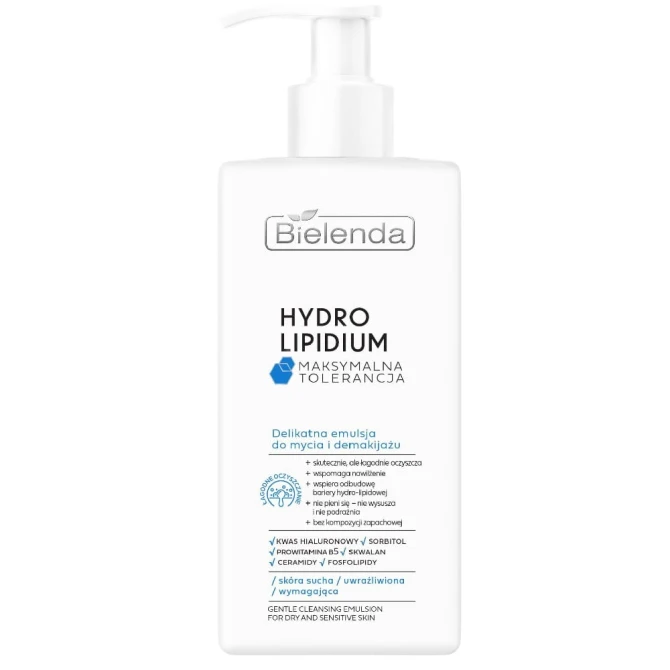 BIELENDA Hydro Lipidium delikatna emulsja do mycia i demakijażu - 300ml (id: 34691)