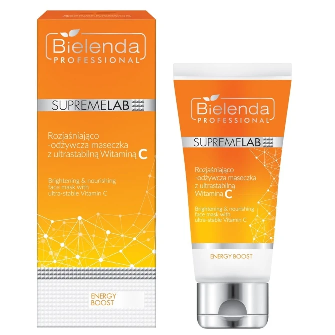 BIELENDA PROFESSIONAL Supremelab Energy Boost Rozjaśniająca Maseczka z witaminą C - 70ml (id: 13415)