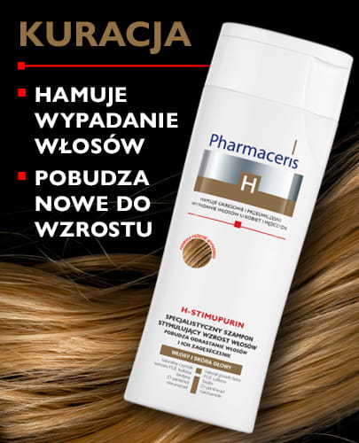 PHARMACERIS H-STIMUPURIN Szampon Stymulujący Wzrost Włosów - 250 ml