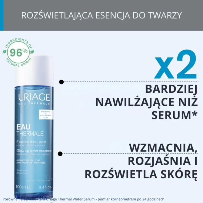 URIAGE Eau Thermale Rozświetlająca Esencja Do Twarzy - 100 ml