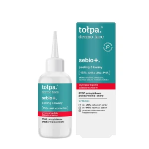 TOŁPA Dermo Face Sebio+ Peeling 3 Kwasy - 50ml