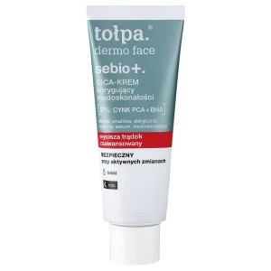 TOŁPA Dermo Face Sebio+ korygujący niedoskonałości cica-krem na noc - 40ml