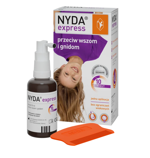 NYDA EXPRESS Areozol Spray Przeciw Wszom i Gnidom - 50 ml
