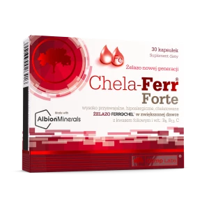 OLIMP CHELA-FERR Forte Suplement Diety Żelazo - 30 kapsułek 