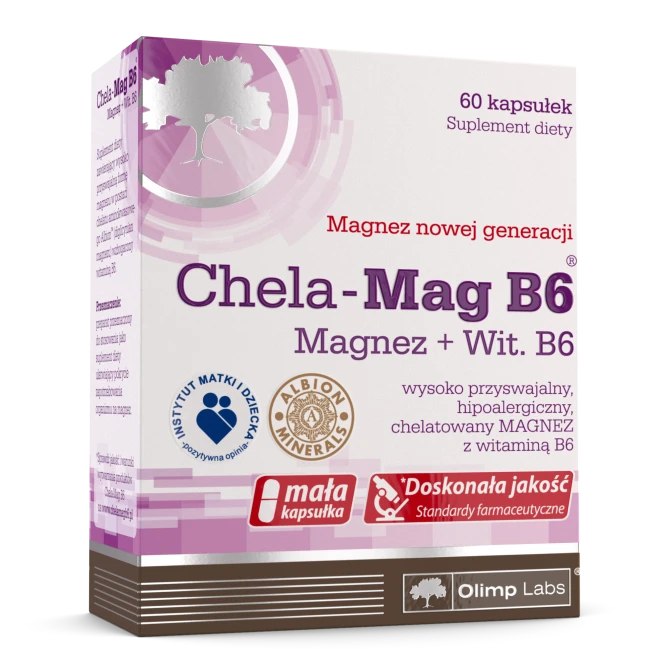 OLIMP CHELA MAG B6 Suplement Diety - 60 kapsułek