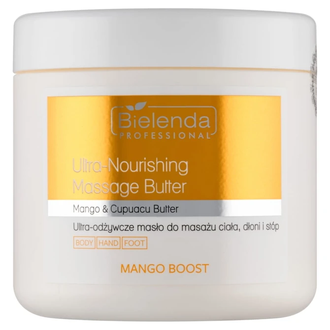 BIELENDA PROFESSIONAL Mango Boost ultra-odżywcze masło do masażu ciała dłoni i stóp 500ml (id: 57047)
