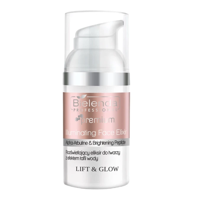 BIELENDA PROFESSIONAL Lift & Glow Rozświetlający Eliksir do twarzy z efektem tafli wody - 30ml (id: 57052)
