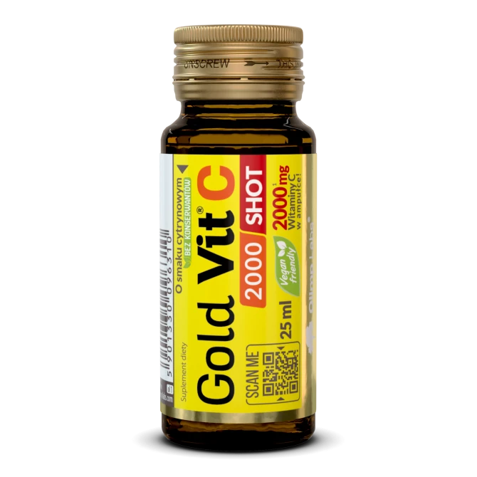 OLIMP Gold Vit C 2000 Shot Smak Cytrynowy - 25 ml