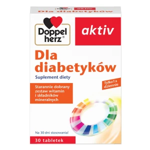 DOPPELHERZ AKTIV SUPLEMENT DIETY Dla diabetyków - 30 tabletek