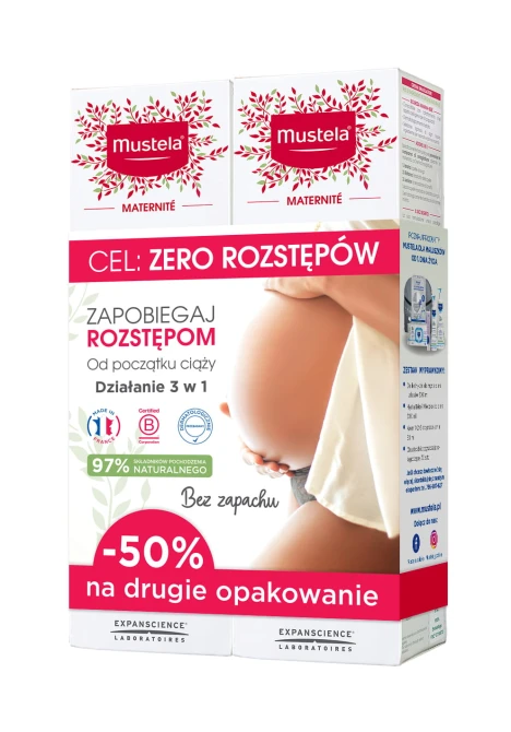 MUSTELA ZESTAW MATERNITE Krem Na Rozstępy - 2x250 ml