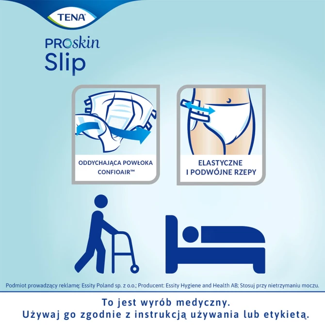 TENA SLIP ProSkin Plus L Pieluchomajtki - 30 sztuk