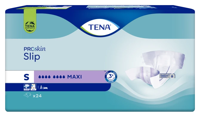 TENA SLIP ProSkin Maxi S Pieluchomajtki - 24 sztuk